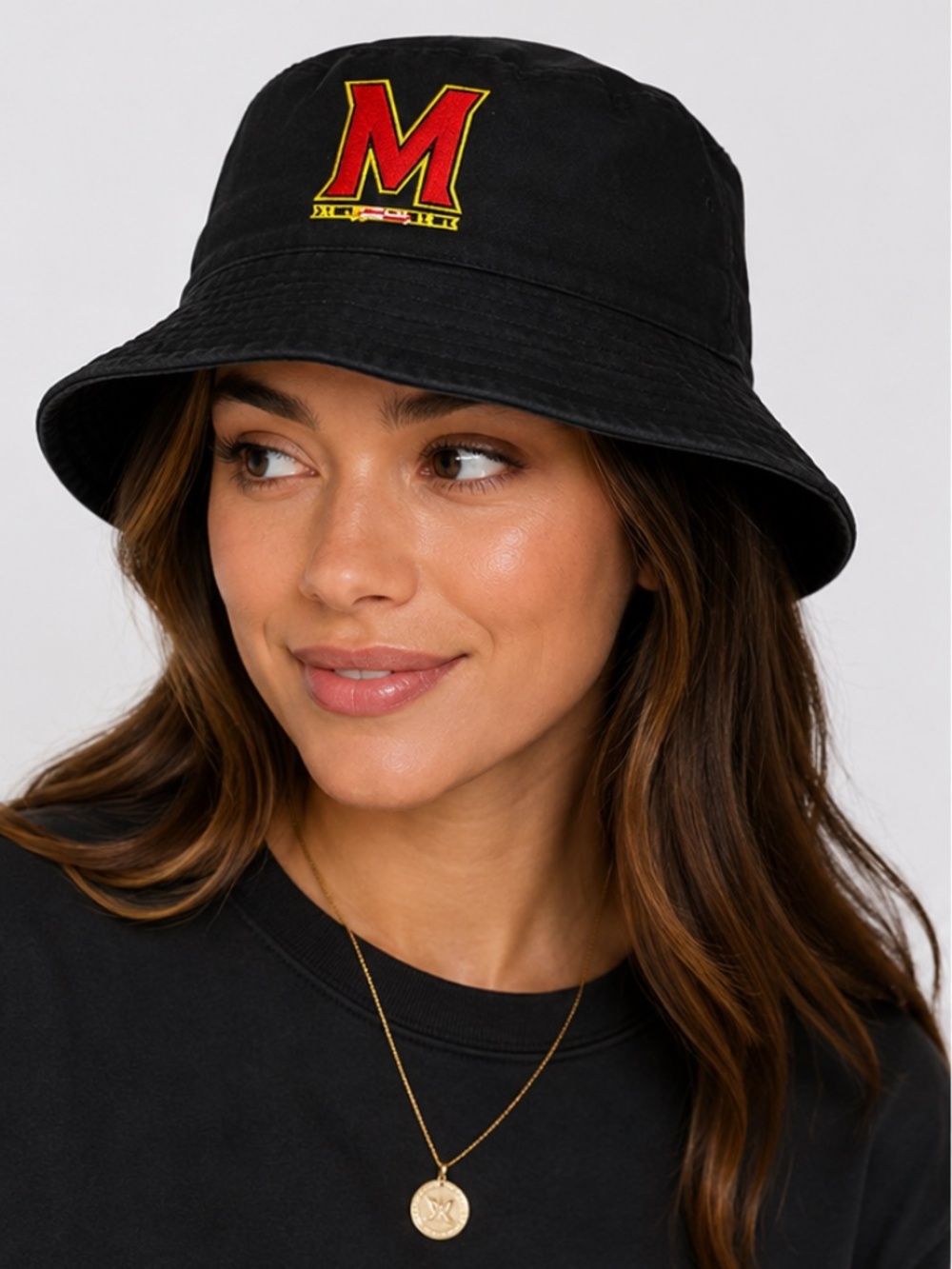 University of Maryland Terrapins Black Reversible Pepsi Sponsor Bucket Hat
